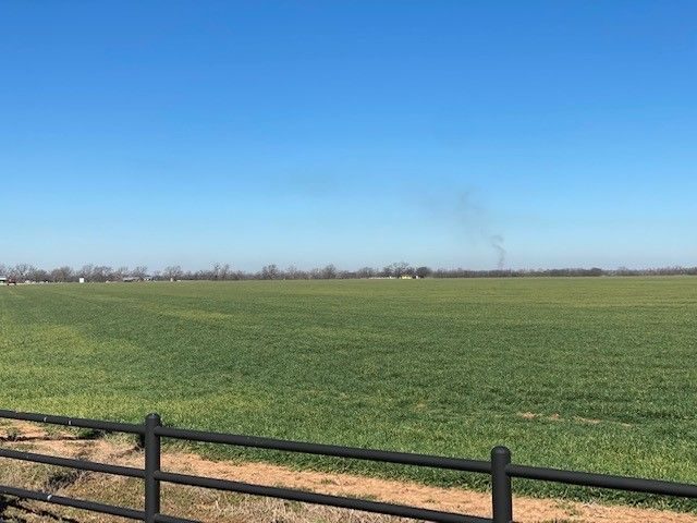 Open Hill Country acreage near Marlin, Texas, fenced ranch land
